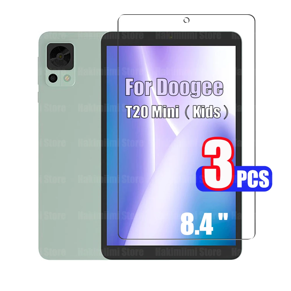 Tempered Glass Film for Doogee T20 mini 8.4 Inch 2023 9H Hardness Clear Anti Scratch HD Screen Protector for Doogee T20 mini Kid