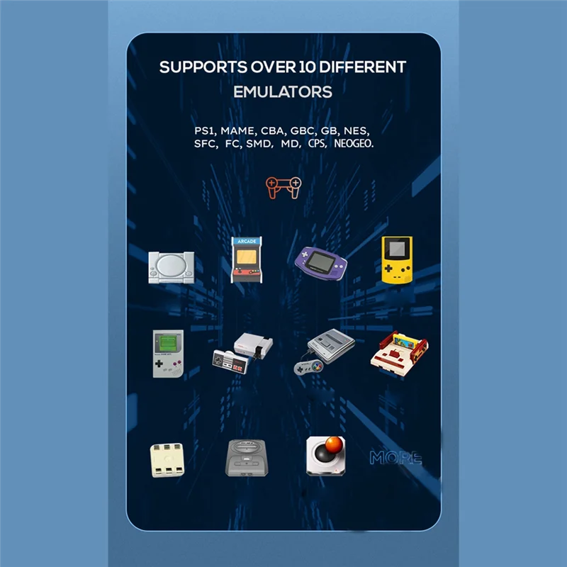 Project X Handheld Game Console 4.3 Inch HD Screen Portable Video Game Console Support Dual Player And Controller Durable