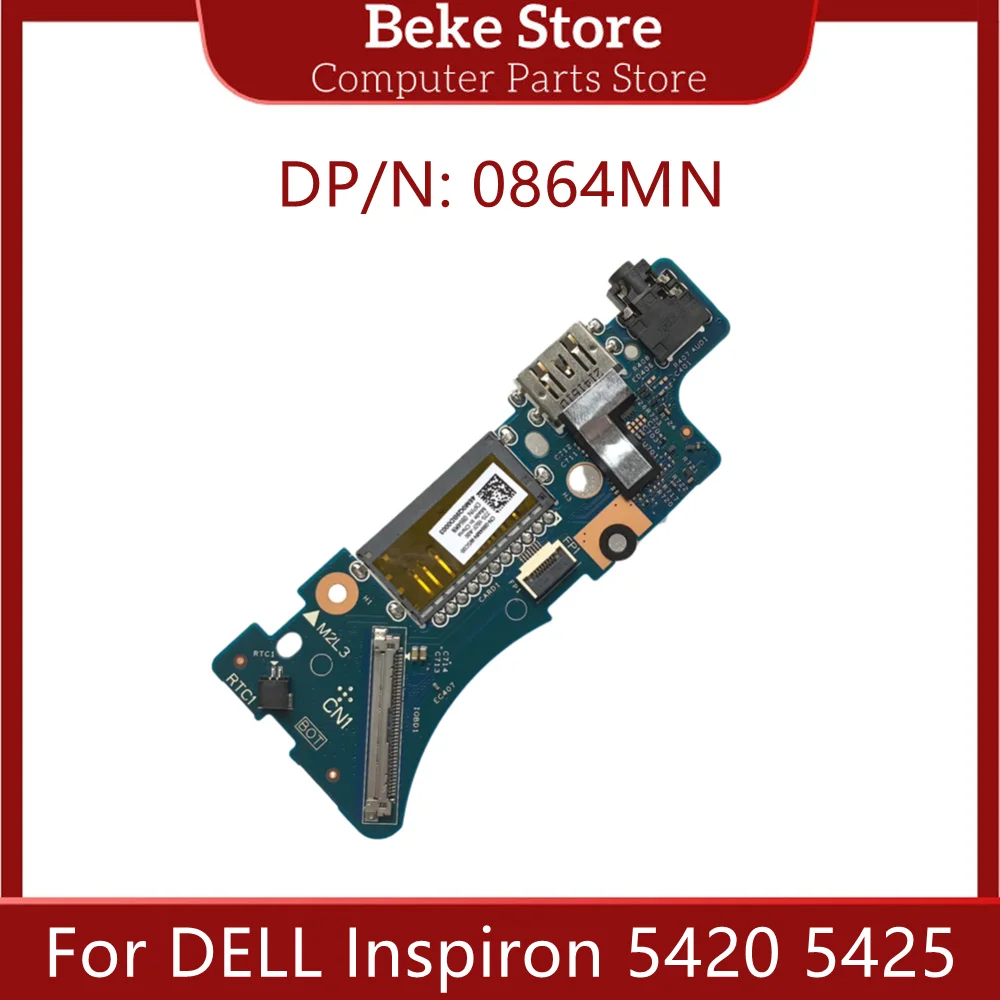 

Beke новая Оригинальная для DELL Inspiron 5420 5425 USB аудио SD IO маленькая плата кардридер 213717-1 0864MN 864MN Быстрая доставка