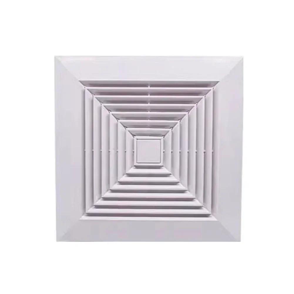Versatile Vent Diffuser Options Air Conditioning Snap-In Spring Design Ceiling Diffuser Residential And Commercial Use