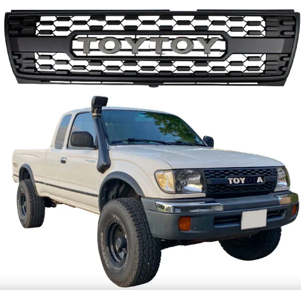 

Intelligent Library Modified 4X4 Front Grilles With LED Lights For Tacoma 1997-2000 Durable Plastic Construction