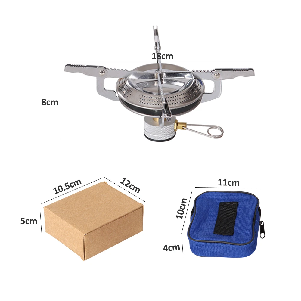 

Compact Ultralight Folding Portable Multi Fuel Stainless Steel Hiking Outdoor Cooking Mini Camping Stove Burner Butane