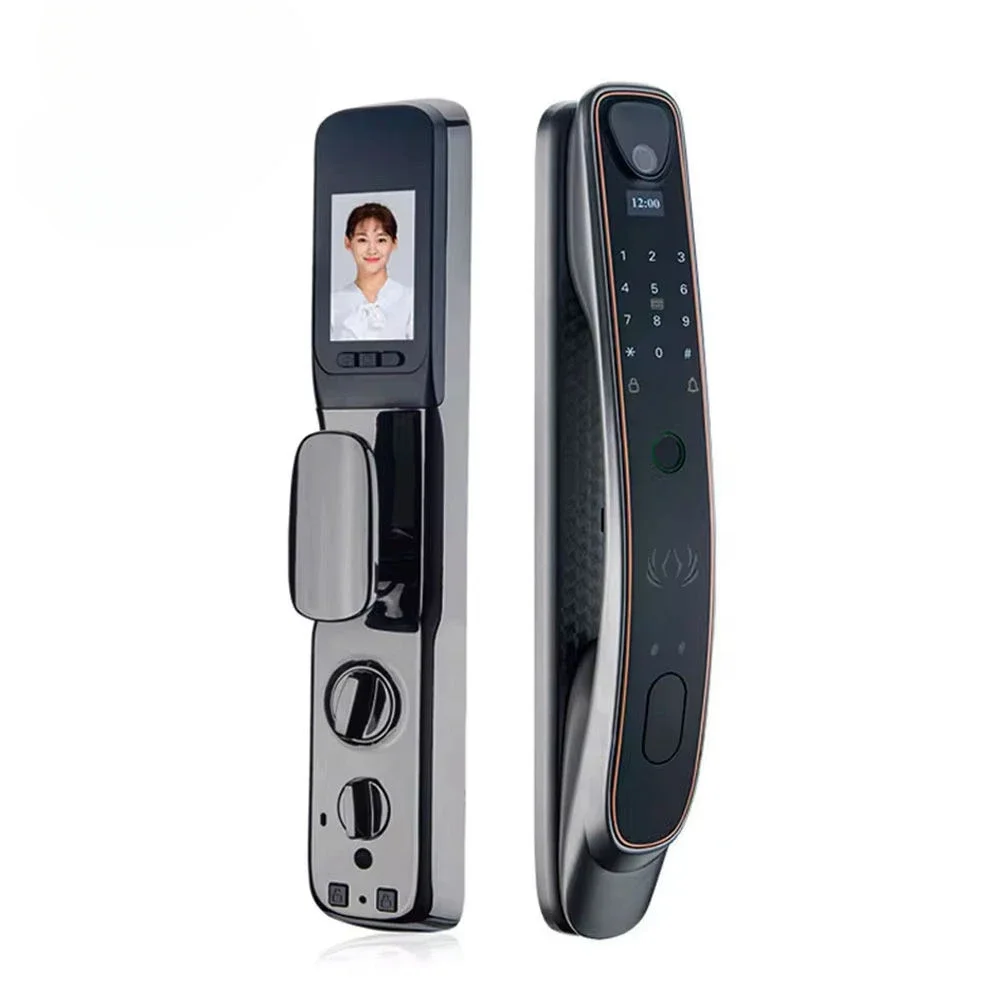 Smart Locks 3D Face & Fingerprint lock Recognition & Digital Password Fully Automatic Smart door Lock