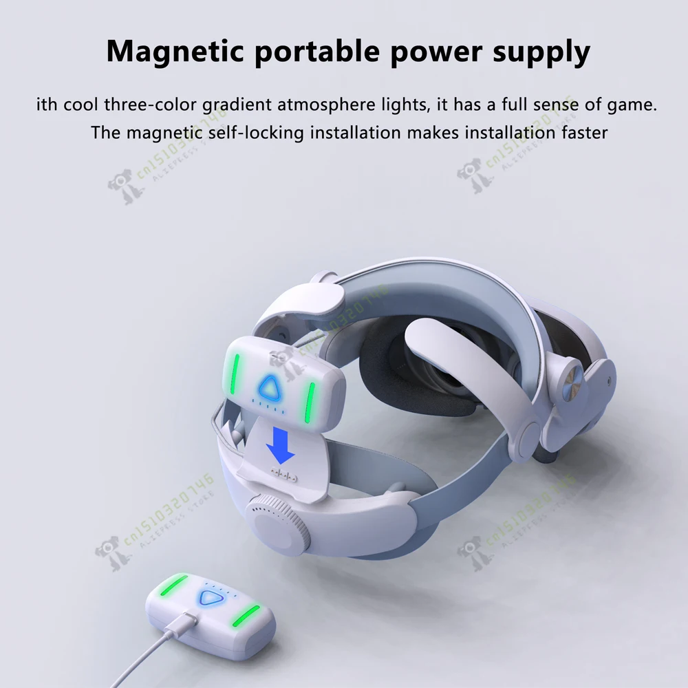 T3 For Meta Quest 3 Elite Strap With 5000mAh/10000mAh Battery VR Headset Fast Charging Head Strap Extend  For Quest3 Accessories