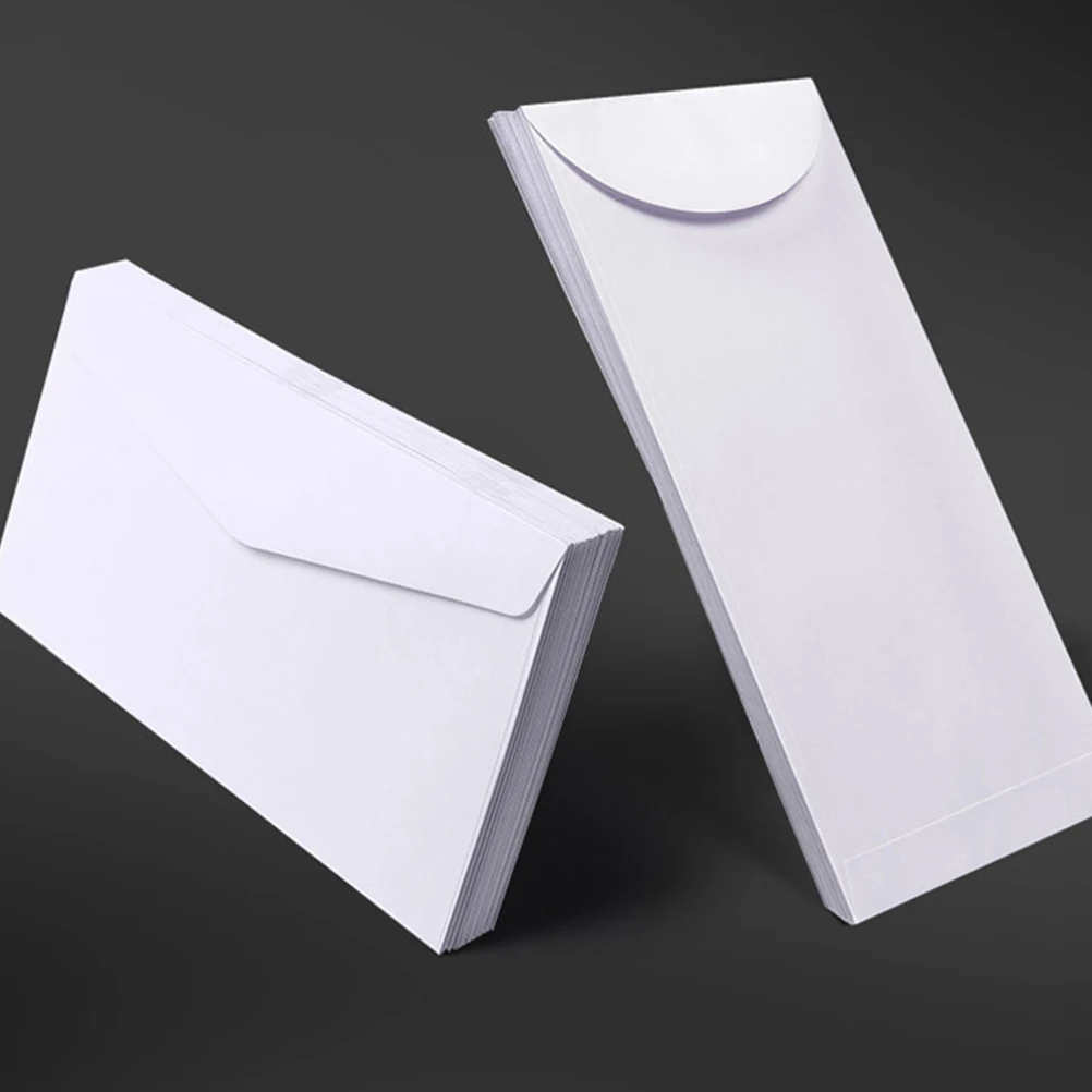 

40 Pcs White Envelopes Blank Cash Large Size Premium Paper Invitation Handmade Envelops Special Events Wedding Gifts