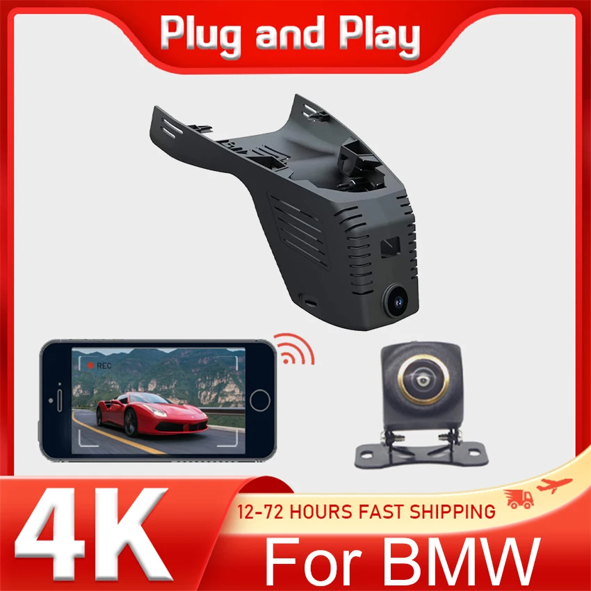 

4K 2160P Plug and Play Car DVR Dash Cam Video Night Vision For BMW 3 Series 325i 330Li 4 Series I3 eDrive35L eDrive40L 2024 2025