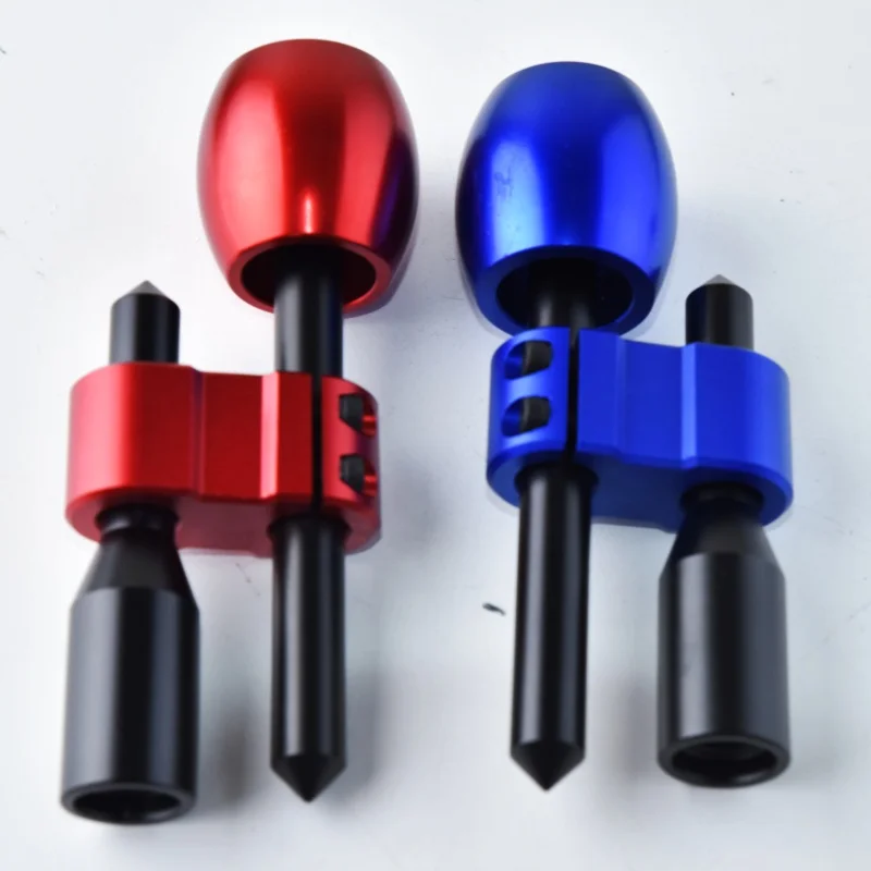 

Universal Manual Transmission Aluminum Alloy H-Type Extended Gear Shift Lever + Egg-Shaped Knob Combo - Comfortable Grip