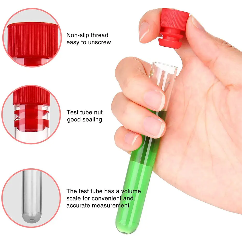 

2 Sets Test Tube Rack Plastic Storage Reusable Holder for Laboratory School Classrooms High Quality ABS Material