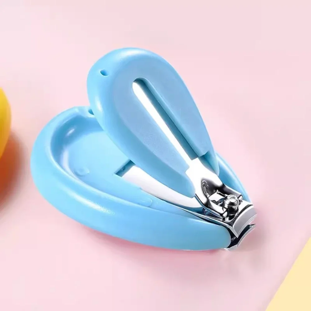 2 قطعة/المجموعة مسمار كليبرز ومقص للطفل الأزرق والوردي والأخضر مقبض الفولاذ المقاوم للصدأ رئيس السلامة مكافحة قرصة الأظافر قادين