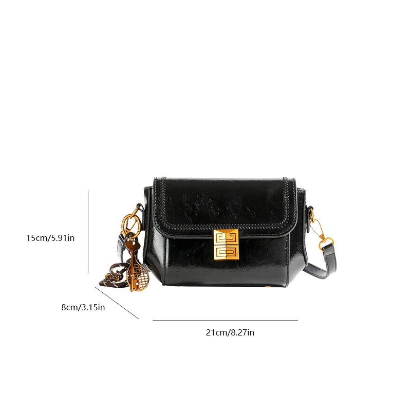 Ladies' fashionable crossbody bag, mini small bag, mobile phone bag, coin purse, casual crossbody bag, small square bag