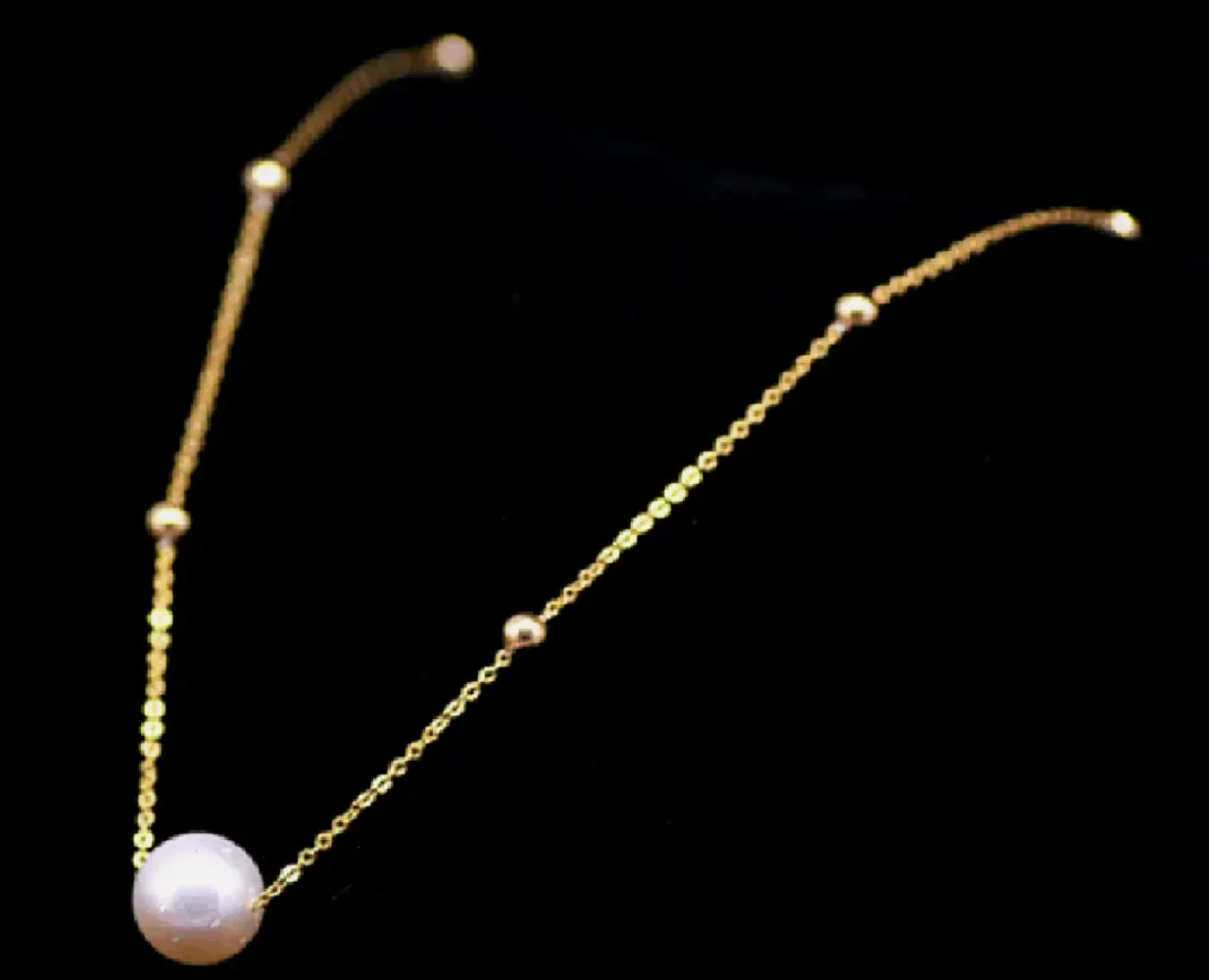 

Hot selling 9-10mm white natural AAA Akoya round single pearl necklace 18 "14k 8---12mm