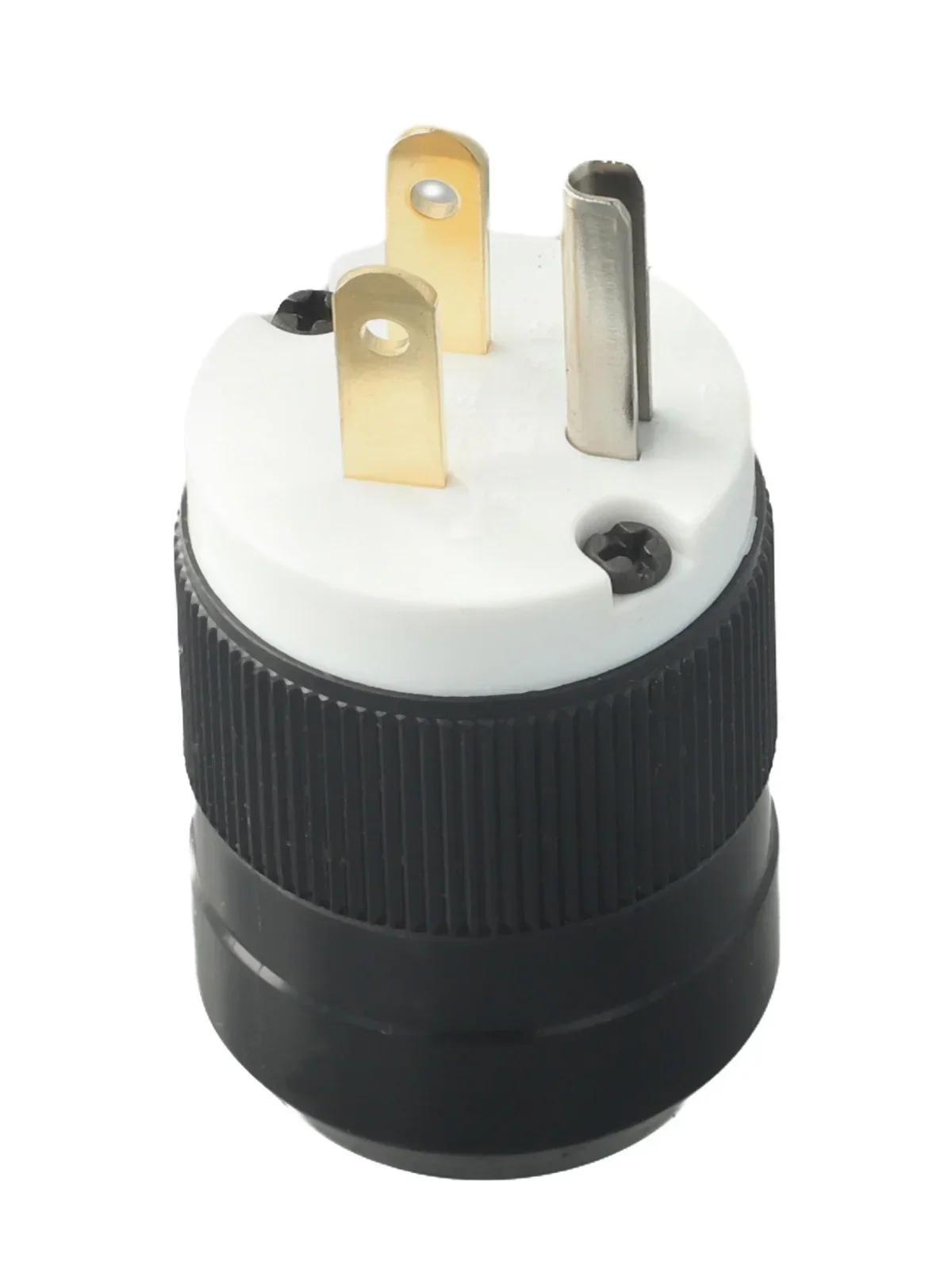 Industrial Plug Sturdy Brass Blade And Terminal Screw NEMA 5 15P 15A 125V Straight Blade Male Plug Replacement