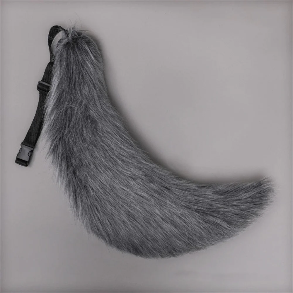 Anime COS Cat Fox Tails peluche costumi Cosplay grandi code cane coda pelosa gioco di ruolo Party Performance puntelli Fursuit coda per le donne