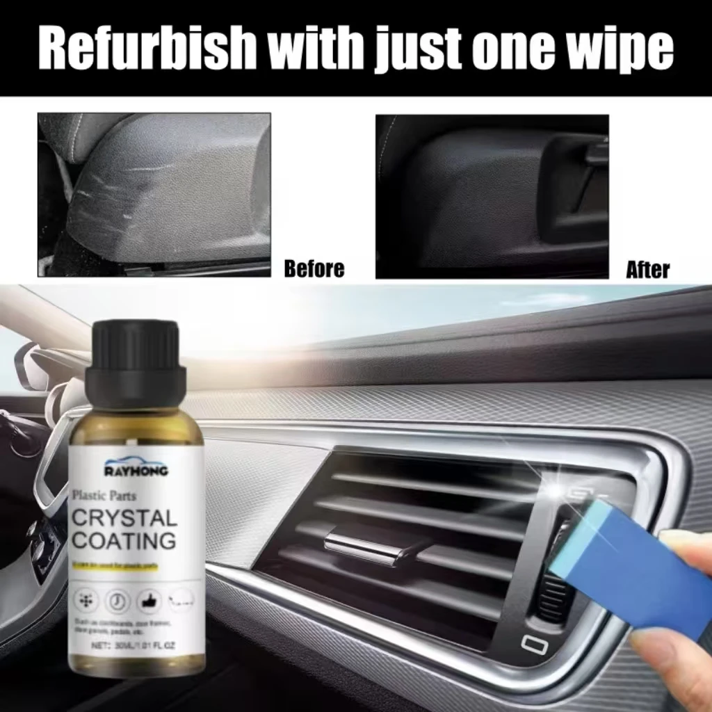 Popular Accessories Car Interior Dashboard Seat Coating Polishing Maintenance Cleaning Dustproof Plastic Refurbishment Coating