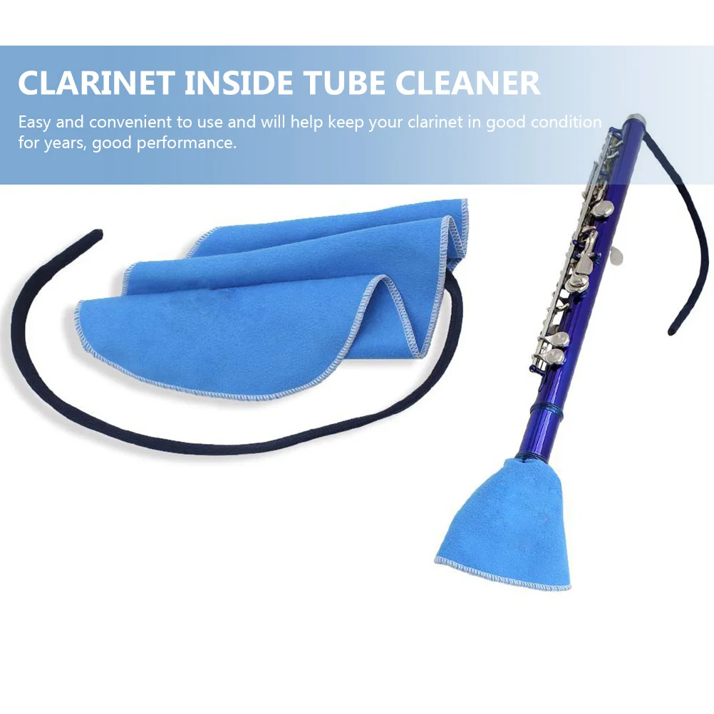 

4 Musical Cleaning Cloth Clarinet Kit Cleaner Neck Flute for Saxophone Cloths