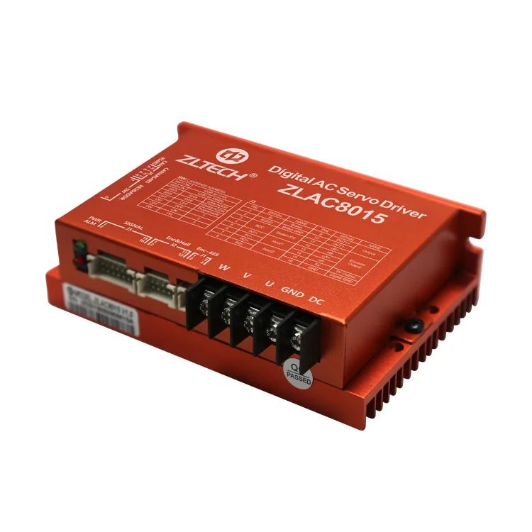 ZLTECH 3-phase 24V 36V 48V DC 15A-30A 500W Brushless CANOPEN RS485 AC Servo Driver ZLAC8015 for Automatic Conveying Robot