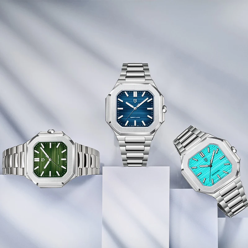 PAGANI DESIGN Nuovo orologio da uomo al quarzo Orologio sportivo da uomo impermeabile in acciaio inossidabile Orologio da uomo in vetro zaffiro di moda di lusso