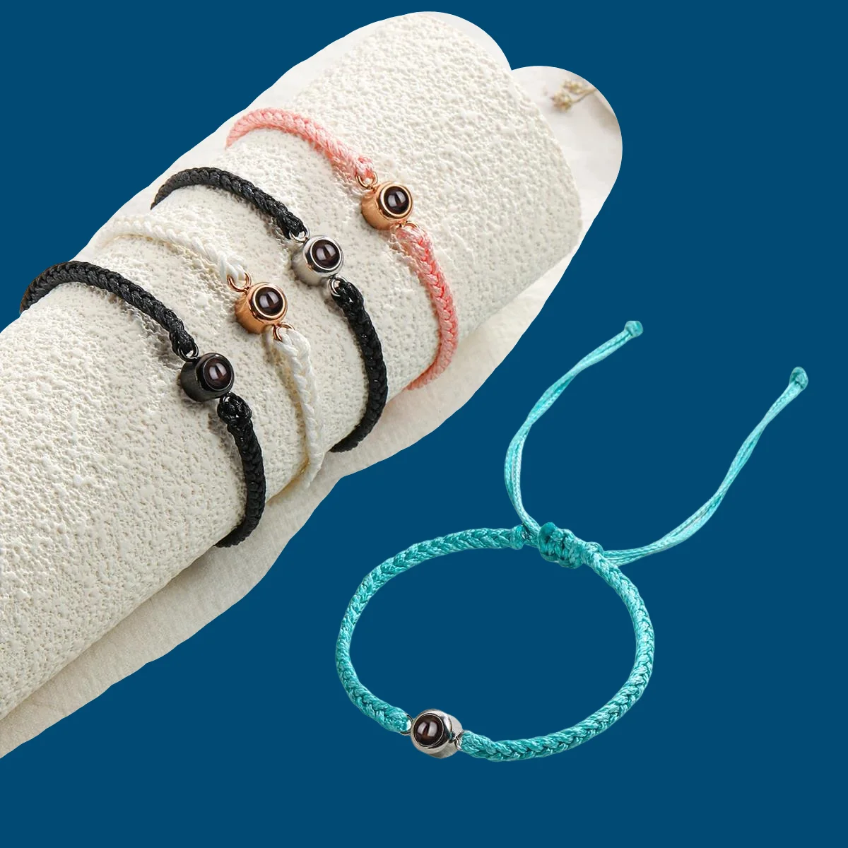 Custom Bracelets with Picture inside Customized Projection Bracelets with Photos Bracelet Personalized Photo Memorial Gifts 2025 - Image 3