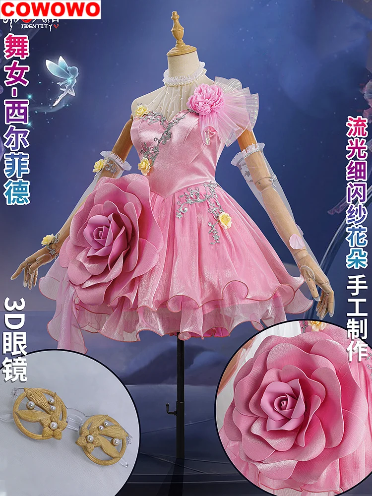 

Identity V Margaretha Zelle Female Dancer Valentine's Day Dress Elegant Cosplay Costume Cos Game Anime Party Uniform Hallowen