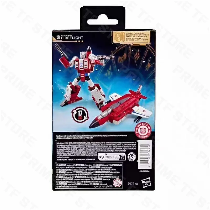 

Оригинальная игрушка-трансформер Hasbro AGE OF THE PRIMES AERIALBOT FIREFLIGHT Deluxe D-Class, коллекционная модель аниме-фигурки