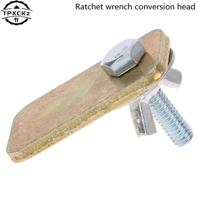 Ratchet Wrench Conversion Head Adapter Car Scissors Garage Tire Wheel Lug Wrench Handle Repair Tool Labor Saving Wrench Auto