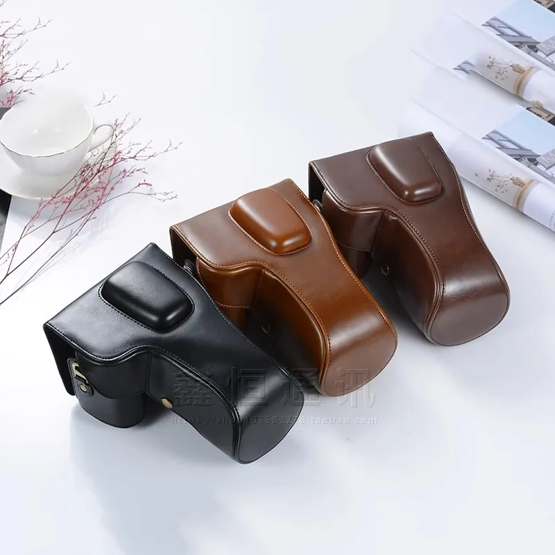 Full Body PU Leather case Bag grip box Cover for nikon D7200 7100 D5600 5500 D5300 D3500 3200 Camera Skin Protective sleeve