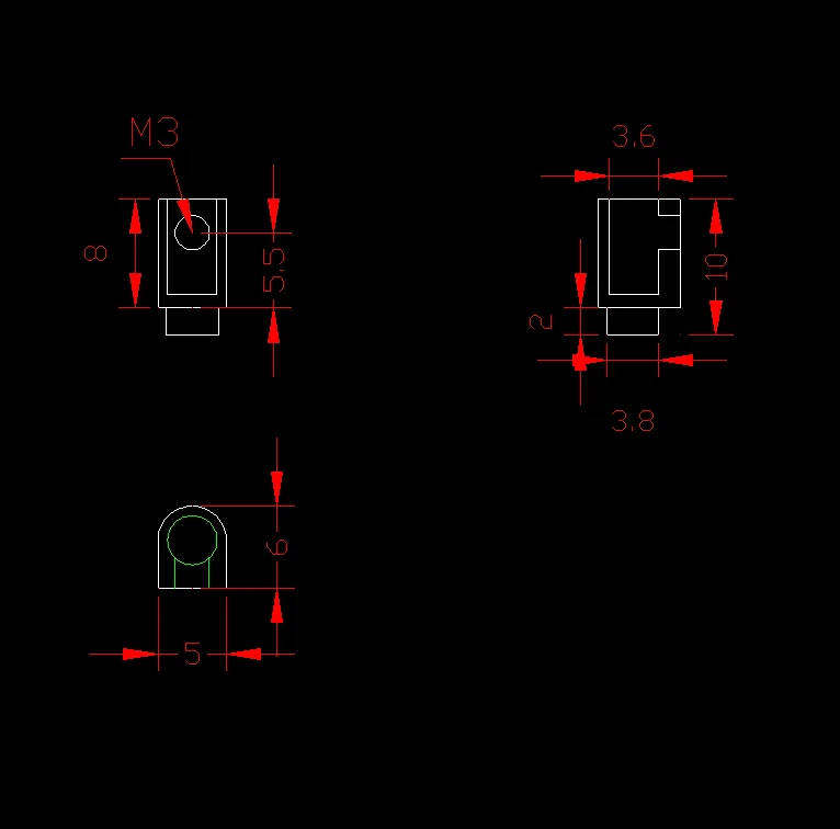 Copper terminal PCB welding terminal，Total height of oval weld leg 10mm,Take one shot and send 20 pcs