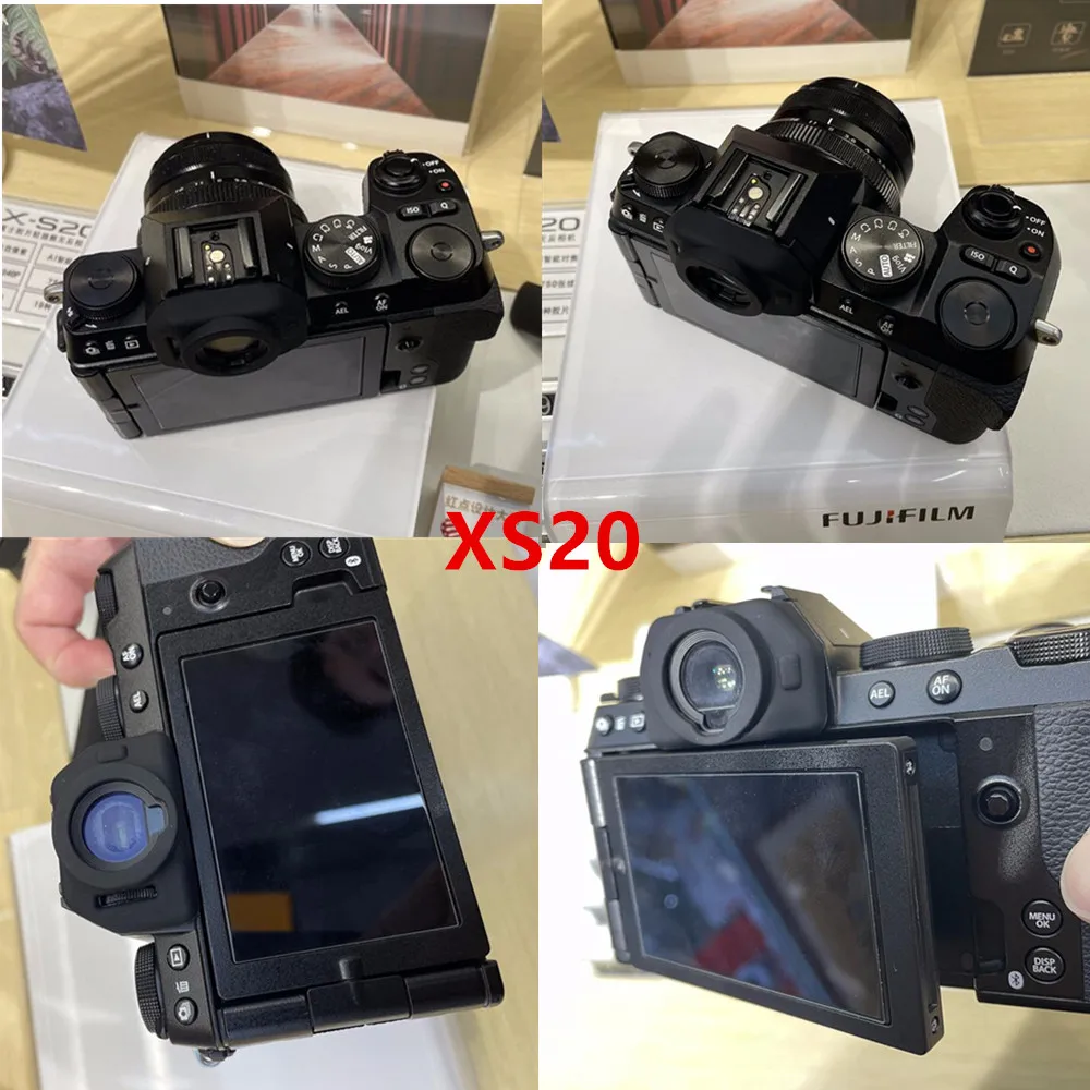 Cubierta de silicona para visor ocular, Visor de goma para Fujifilm XT50, XS20, XT30 II, Fuji XS10, XT20, X-T50