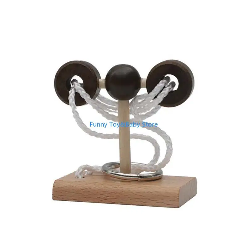 C90B متاهة مغلقة اللغز يدوية تنسيق الحبل اللغز لعبة الابتدائية الأطفال