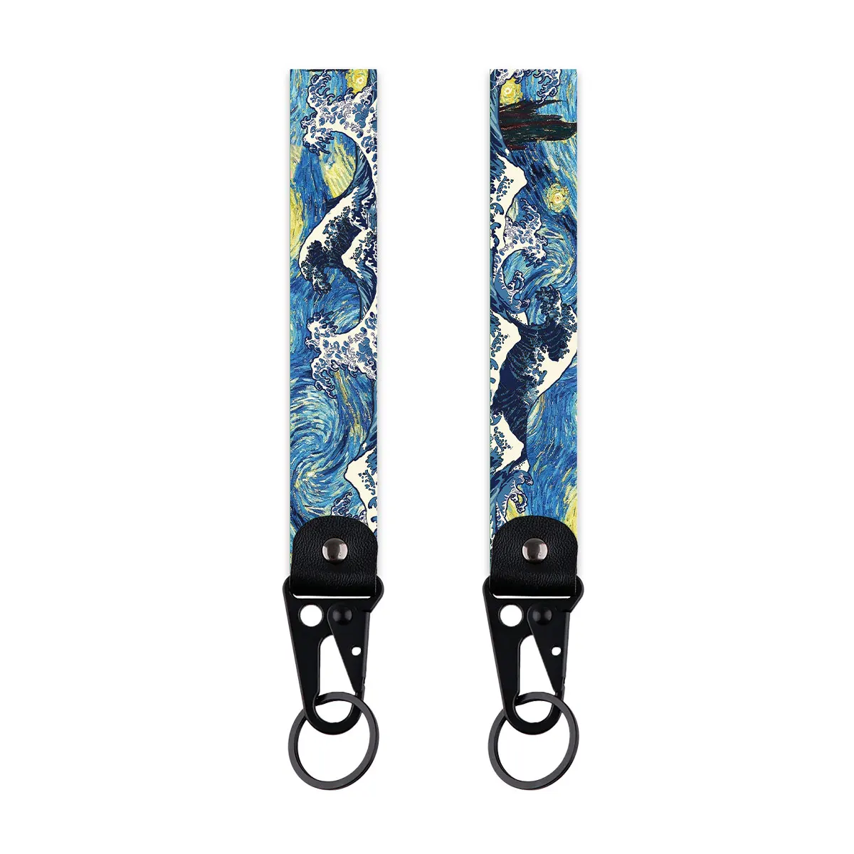Starry Sky Sea Waves Keychain for Car Keys Keychains Women Anime Accessories Keyring Men Original Fashion Jewelry