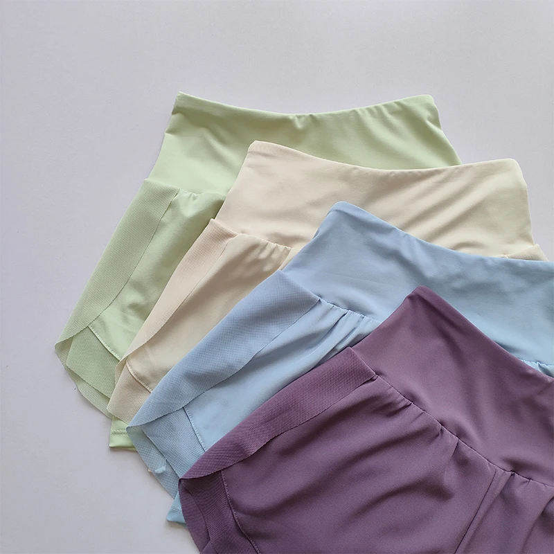 Anti Glare Sports Shorts for Women in Summer Loose Running and Fitness Pants Casual High Waisted and Compression Yoga