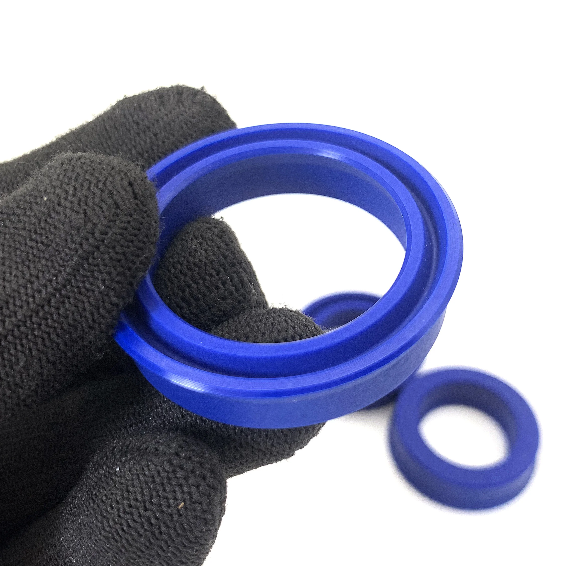 UN blauwe polyurethaan oliekeerring - ID 41 mm ~ 46 mm OD 50 mm ~ 70 mm anti-lek slijtvast, corrosiebestendig aan vochtige omgevingen