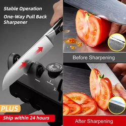 Professional Knife Sharpener 5 in 1 Kitchen Scissor Sharpening Tool Whetstone Tungsten Diamond Adjust Angle Kitchen Sharpen Tool