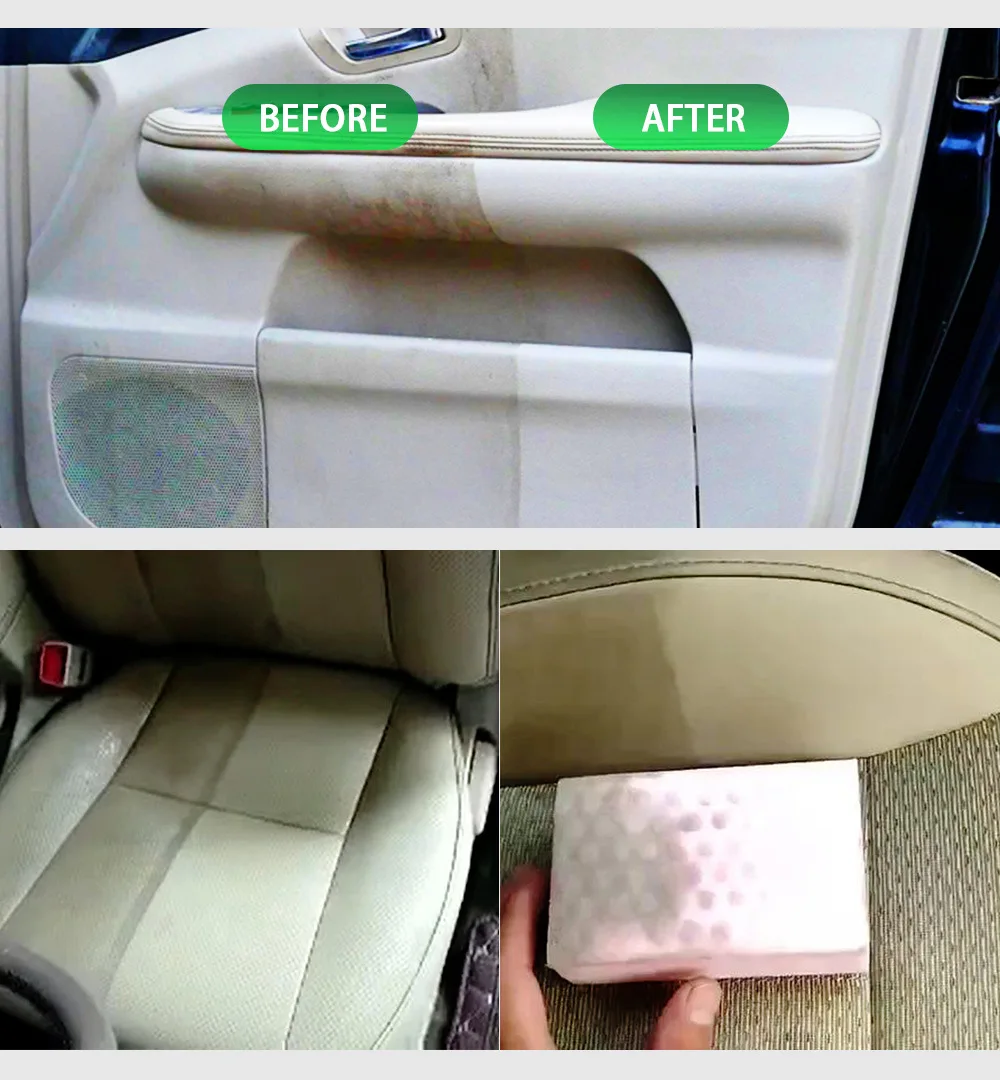 Car Interior Cleaner Foam Concentrate For Leather Fabric Plastic Carpet Car Seat Roof Dashboard Auto Detail Liquid HGKJ 13