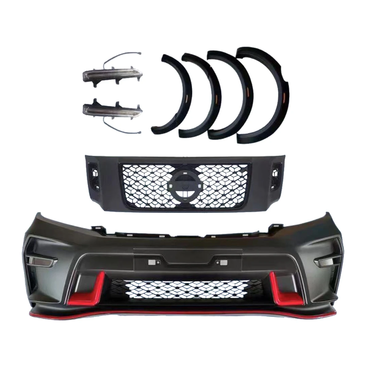 GELING High Quality New Arrival Auto Front Bumper Body Kit For NISSAN NAVARA NP300 2015 - 2020 Car Parts