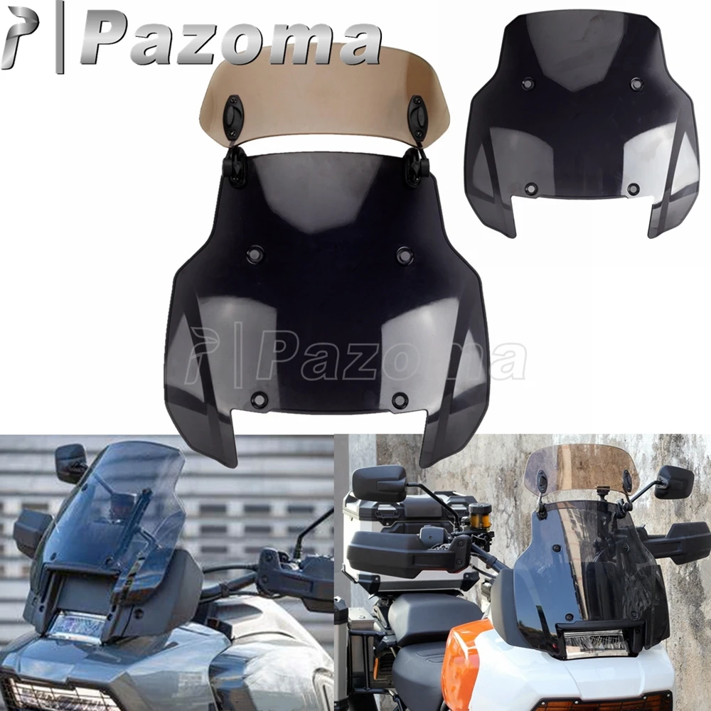 

Motorcycle Windshield 11" Wind Screen Adjustable Wind Deflector Windscreen For Harley Pan America 1250 RA1250 RA1250S 2021-2022