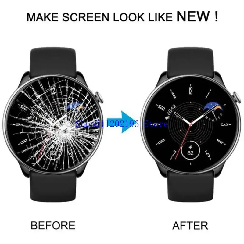 P82A Clear LCD Touch Screens Replacement Set Watch Repair Part for Mini 42mm Smartwatch Ensuring Vibrant Visuals