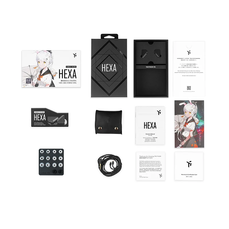 Truthear HEXA 1DD+3BA Hybrid Earphones with 0.78 2Pin Cable