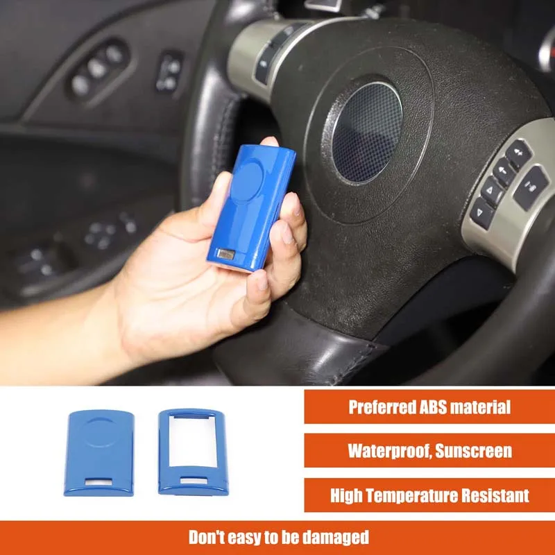 لشروليه كورفيت ZR1 Z06 C6 C7 2005-2019 ألياف الكربون سيارة مفتاح بعيد فوب غطاء لكاديلاك إسكاليد 2008-2019