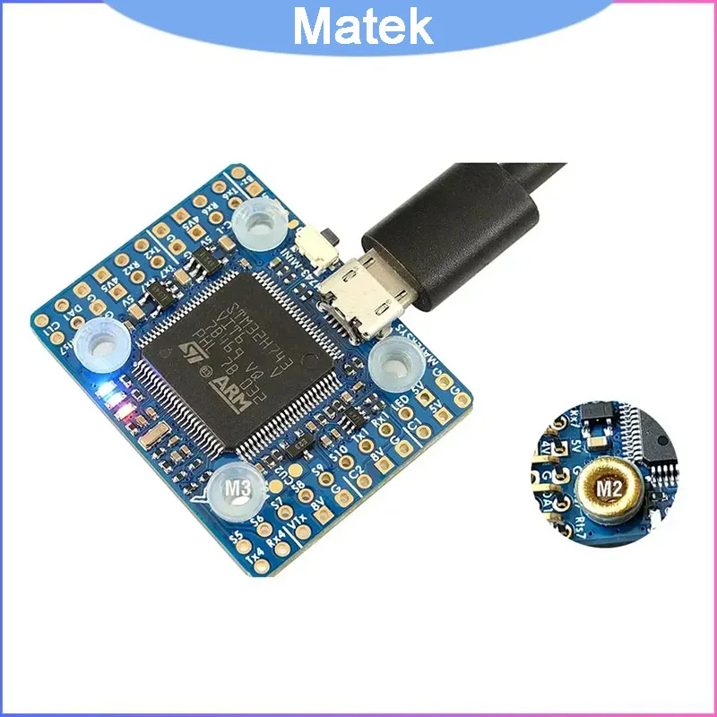 

Matek H743-MINI V3 20x20mm FC, H743 with ICM42688P/ICM42605, Built-in OSD 11ch 2-8S for FPV Racing Drone & Quadcopter