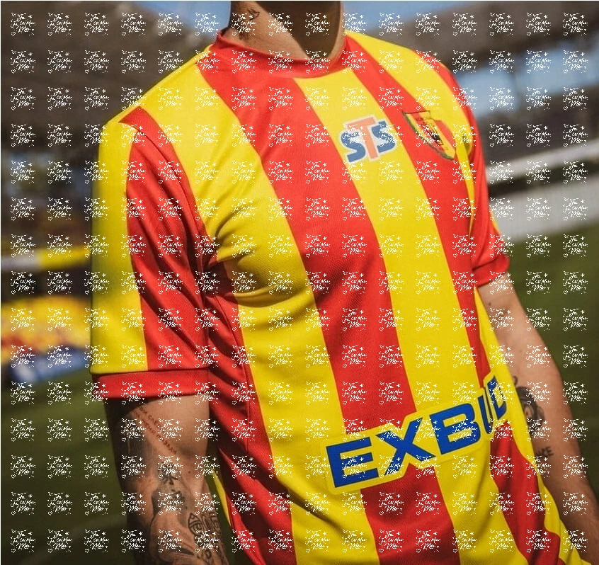 ملابس رياضية من سلسلة KORona Kielce 25-26، ملابس كرة قدم، قمصان علوية مطبوعة رقمية ثلاثية الأبعاد سريعة الجفاف للرجال والنساء بين الوالدين والطفل