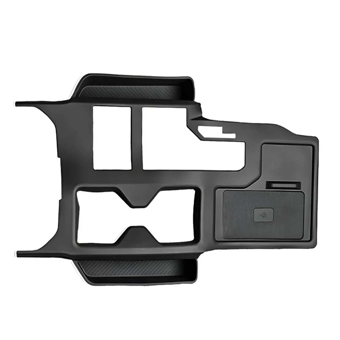 

Силиконовый коврик для панели переключения передач, черный, подходит для Toyota Prado LC250 2024-2025, левый руль