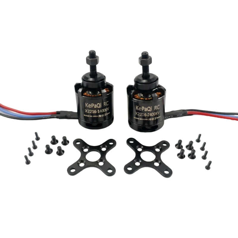 

KePaQi X2216 High quality Model aircraft brushless motor X2216 1400KV 2400KV Brushless Motor For RC Models 3D airplane