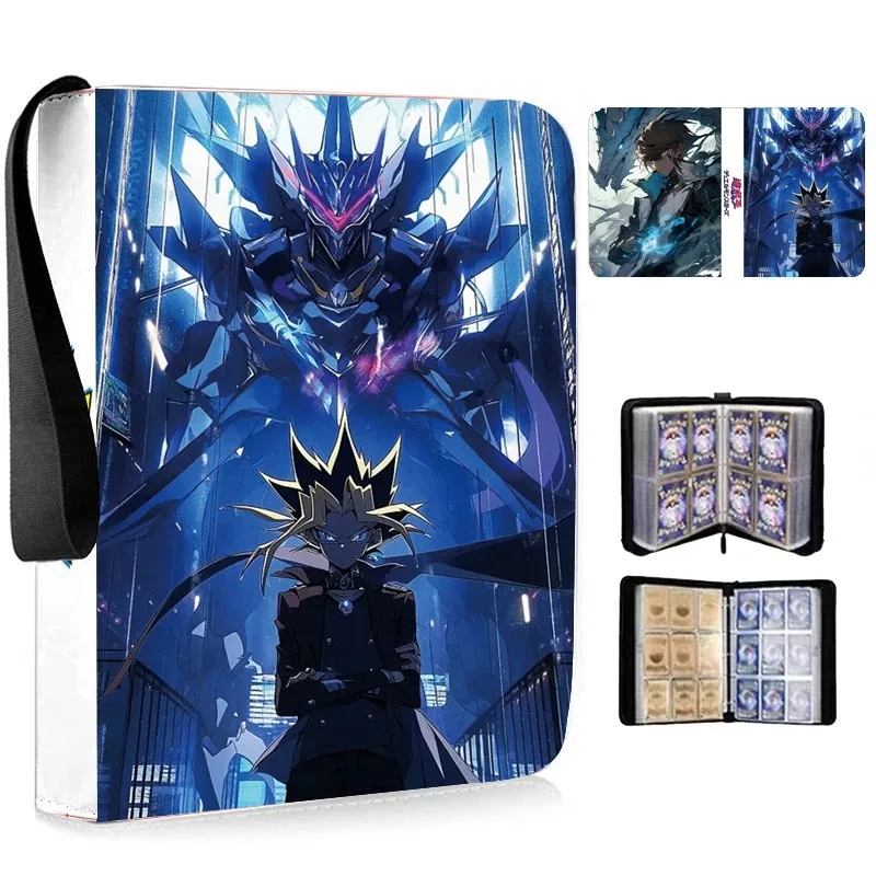 400pcs/900pcs Card Album Book Anime Yu Gi Oh Collection Card Zipper Game Cards Binder Holder with 50 Inner Pages kids toys Gifts