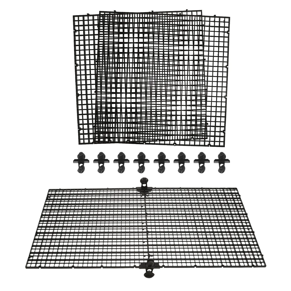 

1Set Fish Tank Anti-Jump Isolation Board ABS Durable Aquarium Divider for Fish Separation Plastic Grid Cover Aquarium Safety