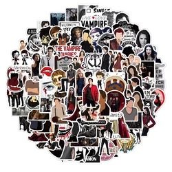 10/30/50PCS The Vampire Diaries TV Show Stickers Skateboard Guitar Laptop Motorcycle Travel Luggage Graffiti Decal Kid Sticker