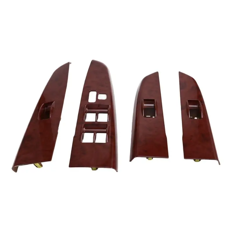 

AB16-4PCS Front+Rear Door Armrest Trim Panel Window Switch Bezel For Toyota Hilux 05-14 4271-0K010 74272-0K010 74231-0K020
