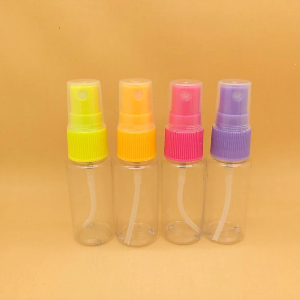 

8 Pcs Bottles Shampoo Dispenser Transparent Spray Liquid Soap Storage Travel Bottles Reusable Squeezable Portable