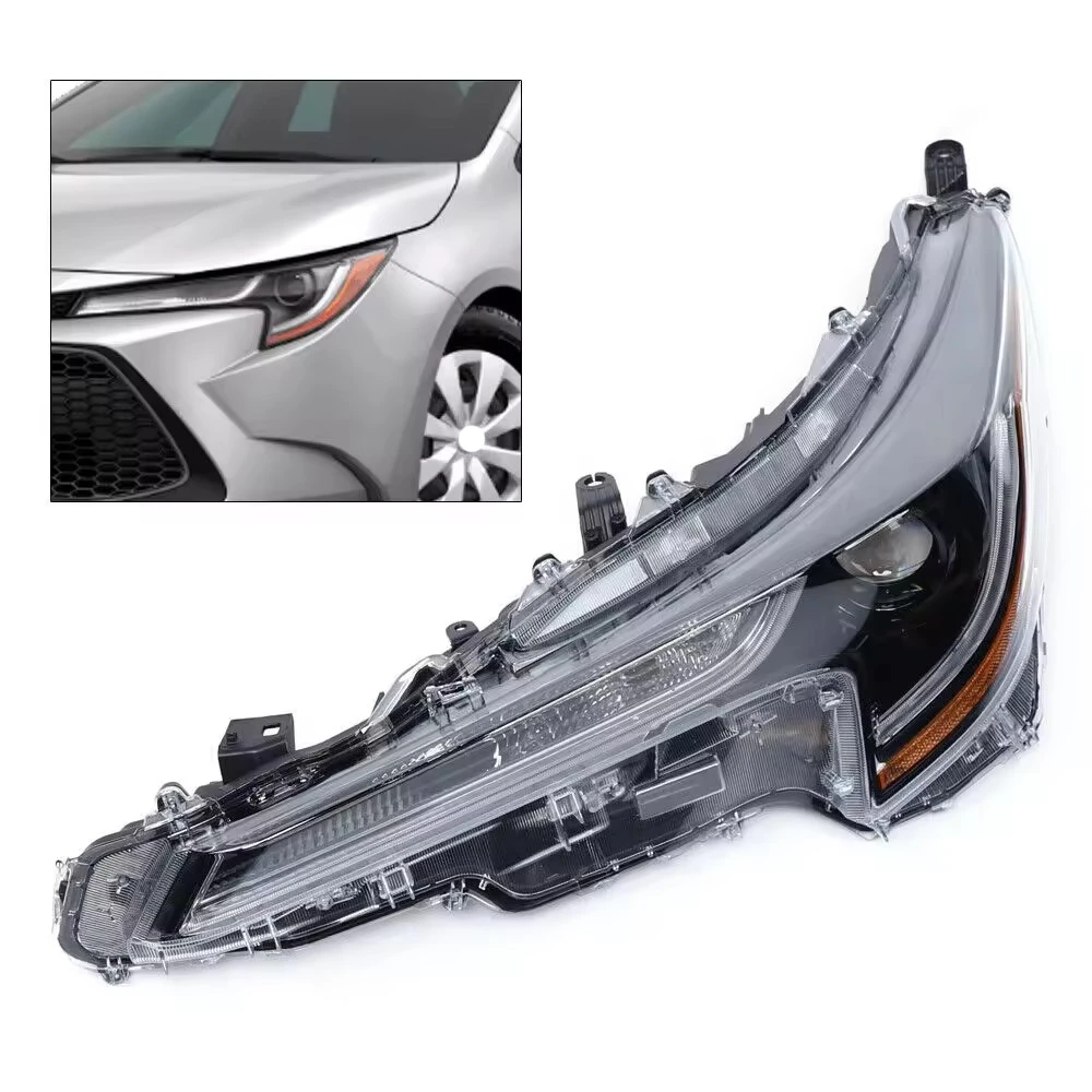 

Saivis USA style front car body kits LED Headlight Headlamp For Corolla L Le 2020-2021