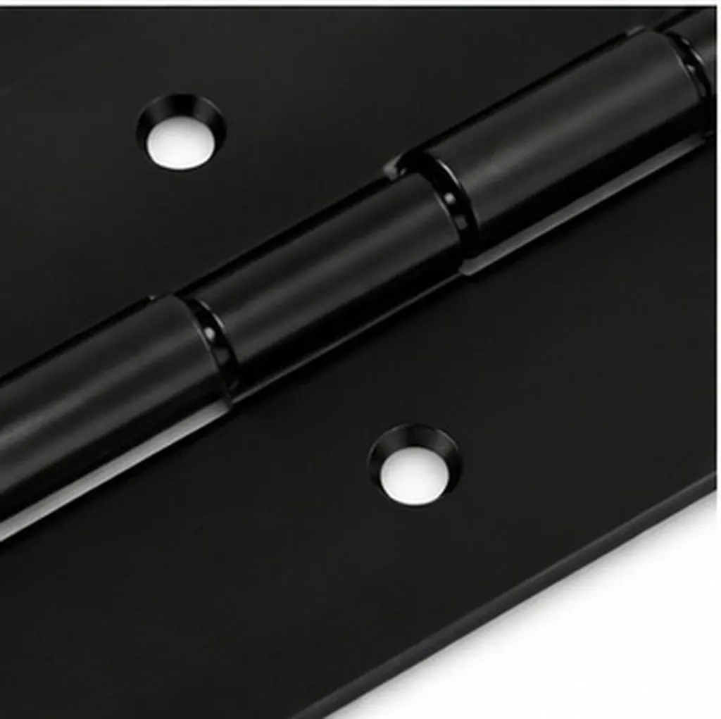 1Set Steel Continuous Piano Hinge Black Heavy Duty Folding Long Cabinet Door Furniture Storage Box Woodworking
